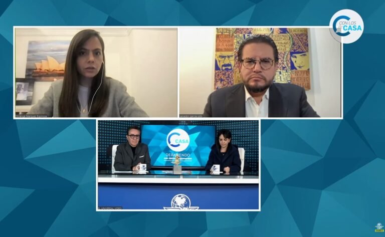 candidatos debatendo en una eleccion