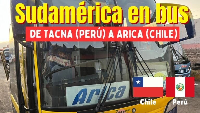 Qué opciones de transporte existen entre Arica y Tacna para pasajeros